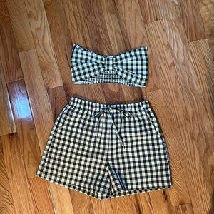 ASOS Gingham Bandeau